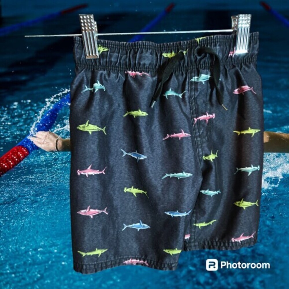 Hurley Shark Swim‎ Trunks Size 4